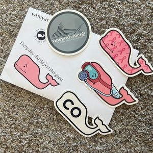 Vineyard Vines set of 4 stickers